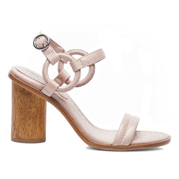 Bernardo Shoes - NEW BERNARDO BLUSH HARLOW LEATHER BLOCL HEEL SANDALS, SIZE 10M MSRP $248.00